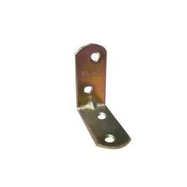 Micel AN01 angle de renfort en acier finition bicromatée 40 x 40 x 19 mm