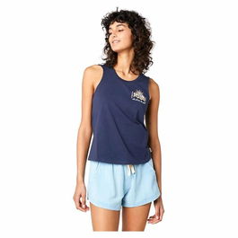 T-shirt à manches courtes femme Rip Curl Re-Entry Crew Tee Blue marine 7-9 Ans