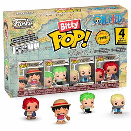 Funko Bitty POP! One Piece - Pack de 4 Mini Figurines Luffy et Compagnons
