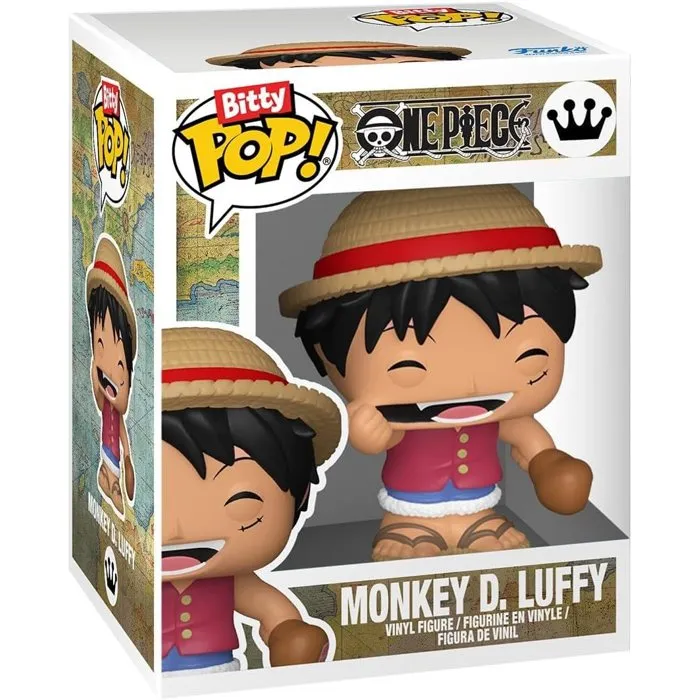 Funko Bitty POP! One Piece - Pack de 4 Mini Figurines Luffy et Compagnons
