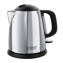 Russell Hobbs 24990-70 Bouilloire électrique compacte Victory 1.1 L avec fonction ébullition rapide et bec verseur anti-gouttes pour thé ou café