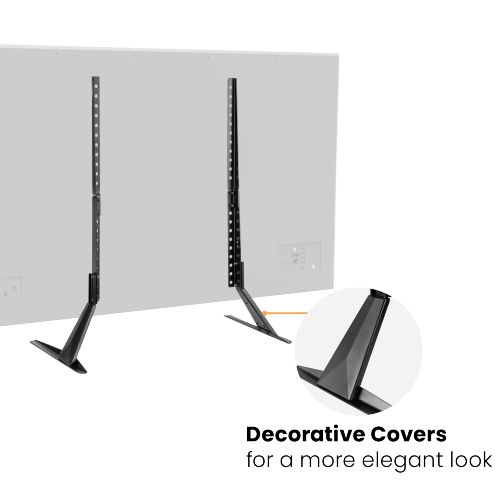 Vivolink Support de table en acier 23''-75'', Noir Vivolink Support de table en acier 23''-75'', Noir