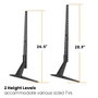 Vivolink Support de table en acier 23''-75'', Noir