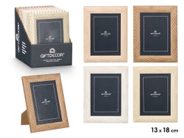 GIFTDECOR Lot de 24 cadres photo Ondas 13x18 cm, assortiment de couleurs