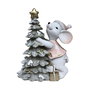 Décorations de Noël DKD Home Decor Souris Résine (10 x 6,5 x 11 cm) (2 Unités)