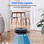 Medion MD100021 X22SW+ - Aspirateur robot laveur - Navigation laser, 5000 Pa, autonomie 165 min, bac 2.5 L, gris, commande application et vocale