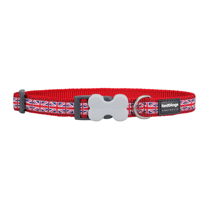 Collier pour Chien Red Dingo Union Jack 20-32 cm Rouge Collier pour Chien Red Dingo Union Jack 20-32 cm Rouge