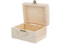 Innspiro Coffre en bois de pin massif 10x7x6cm