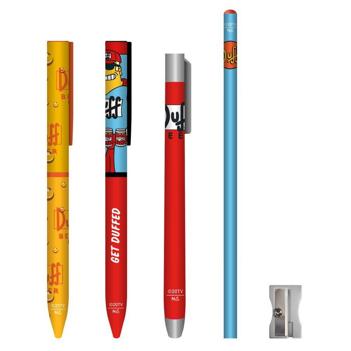 ERIK - Pot à crayons The Simpsons avec crayons en offre - Céramique - Décoration de bureau