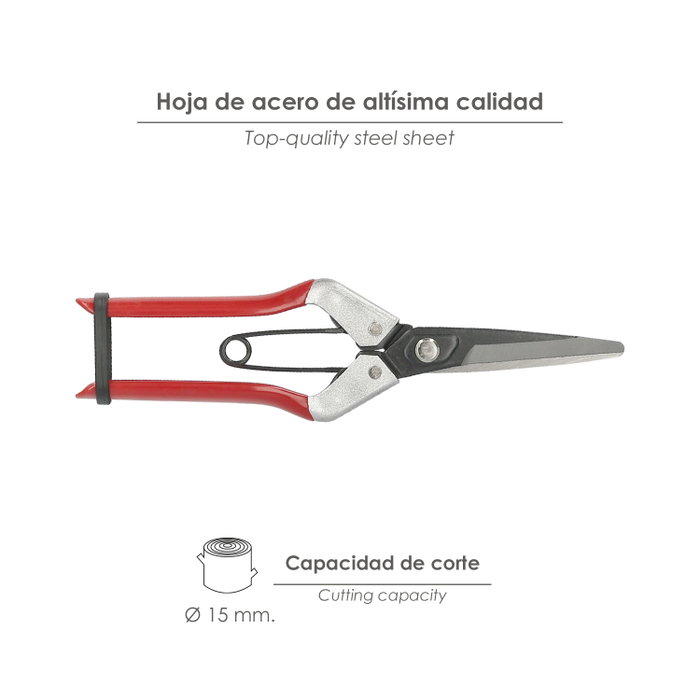 Wolfpack Linea Profesional Ciseaux Wolfpack Récolte d'ail P 1702 - 210 mm