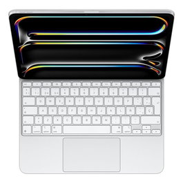 Apple Magic Keyboard Clavier Sans Fil Rétroéclairé avec Pavé Tactile QWERTY Espagnol pour iPad - Blanc