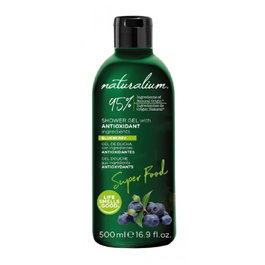 Naturalium Gel Douche Antioxidant Myrtille Superfood 500 ml - Formule Vegan, Sans Parabènes, Testé Dermatologiquement