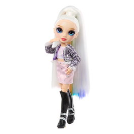 MGA Rainbow High Style Icons - Poupée Amaya 431640 avec second outfit, sac et cheveux stylisés, pour collection (+4 ans)