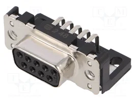 HARTING Connecteur D-Sub femelle 9 broches pour PCB