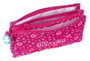 Safta Pinypon Portatodo triple pour enfants 3 ans, Trousse de rangement polyester 300D REACH, 22 x 12 x 3 cm, Rose et bleu