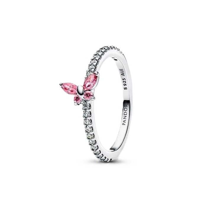 Bague Femme Pandora 194269C02-52 12 Argenté Rose Bague Femme Pandora 194269C02-52 12 Argenté Rose