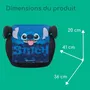 Safety 1st Disney Star Plus i-Safe Stitch - Siège auto réhausseur groupe 3 (i-Size R129) pour 6-12 ans (36 kg) - Design Classic Stitch