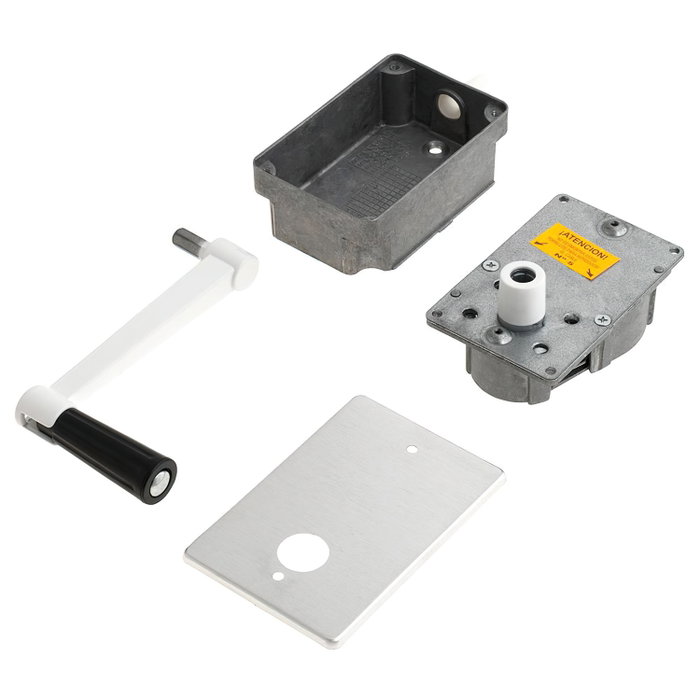 WOLFPACK LINEA PROFESIONAL Treuil à manivelle pour volet à encastrer aluminium WOLFPACK LINEA PROFESIONAL Treuil à manivelle pour volet à encastrer aluminium