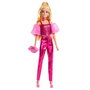 Mattel - Poupée Barbie Deluxe métallisée avec corset rose, figurine de collection, pour enfants dès 4 ans