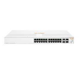 Hewlett Packard Enterprise Commutateur réseau Aruba Instant On 1930 24G 4SFP/SFP+, 24 ports Gigabit avec PoE+ et 4 slots SFP/SFP+ pour fibre, gestion cloud