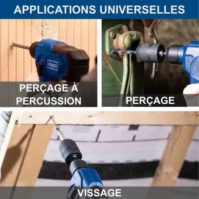 Scheppach C-RHD130-X Perforateur sans fil 20V SDS-Plus 1,3J 6000 bpm avec forets, accessoires et malette - sans batterie ni chargeur Scheppach C-RHD130-X Perforateur sans fil 20V SDS-Plus 1,3J 6000 bpm avec forets, accessoires et malette - sans batterie ni chargeur