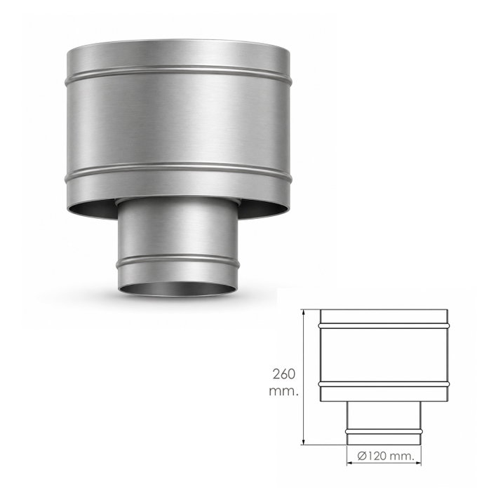 ARTICULOS SIN MARCA PREDETERM Terminal Antirrevocant Exogalva Ø 120 mm