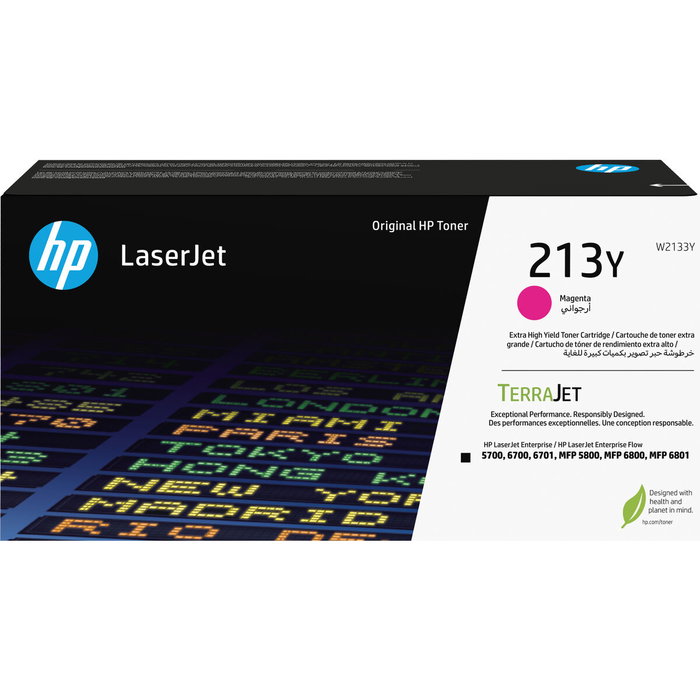 HP Toner LaserJet 213Y Magenta Haute Capacité (W2133Y)