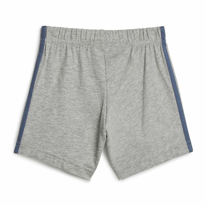 Ensemble de Sport pour Bébé Adidas I Lin Co Set Infantil Bleu Gris Multicouleur