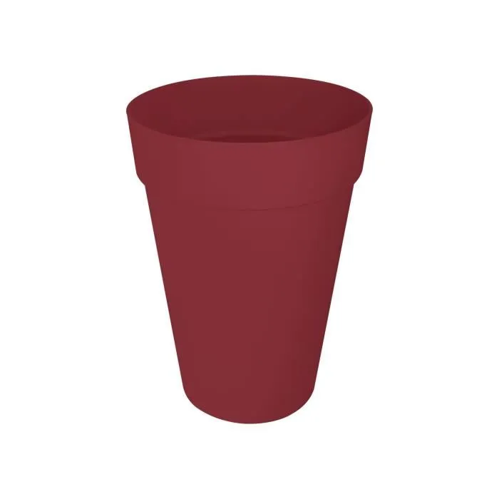 Elho Pot de fleurs Loft Urban Rond, Ø 42 x H 56 cm, Réservoir d'eau intégré, Rouge, 100% recyclé, Pour extérieur Elho Pot de fleurs Loft Urban Rond, Ø 42 x H 56 cm, Réservoir d'eau intégré, Rouge, 100% recyclé, Pour extérieur