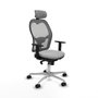 Piqueras y Crespo Chaise de Bureau 1D086N2 Gris clair