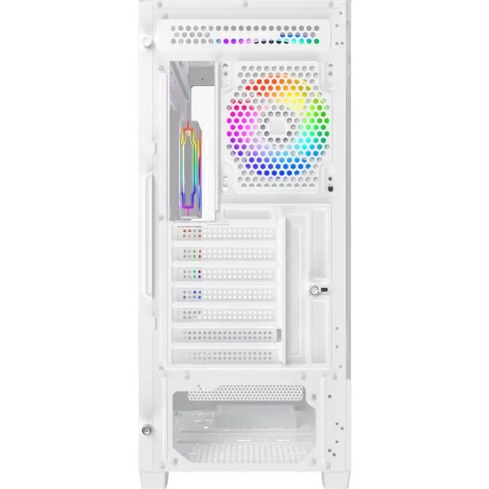 Xigmatek Alphard Arctic - Boitier PC moyen tour E-ATX blanc sans alimentation - 6 ventilateurs 120 mm A-RGB - Ports USB 3.0 - Panneaux verre trempé Xigmatek Alphard Arctic - Boitier PC moyen tour E-ATX blanc sans alimentation - 6 ventilateurs 120 mm A-RGB - Ports USB 3.0 - Panneaux verre trempé
