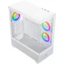 Xigmatek Alphard Arctic - Boitier PC moyen tour E-ATX blanc sans alimentation - 6 ventilateurs 120 mm A-RGB - Ports USB 3.0 - Panneaux verre trempé