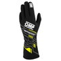 OMP Gants Sport FIA 8856-2018 MY2025 Noir/Jaune Fluo Taille XL