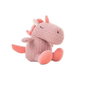 Creaciones Llopis - Peluche de collection dinosaure, hippopotame, licorne - 30 cm - Lot de 3 animaux de la jungle