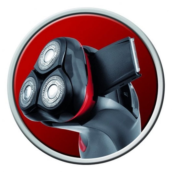 Remington PR1330 PowerSeries Rasoir Électrique Rotatif Noir et Rouge Remington PR1330 PowerSeries Rasoir Électrique Rotatif Noir et Rouge