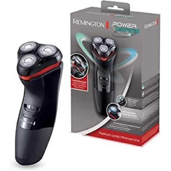 Remington PR1330 PowerSeries Rasoir Électrique Rotatif Noir et Rouge Remington PR1330 PowerSeries Rasoir Électrique Rotatif Noir et Rouge
