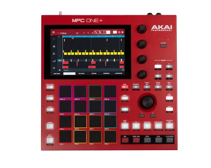 AKAIPRO MPC One - Station de Production Musicale avec 37 touches, pads RGB, écran tactile 7", 32 Go, Bluetooth, WLAN
