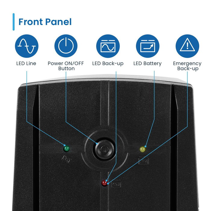 Ewent EW3995 780VA/390W avec AVR Ewent EW3995 780VA/390W avec AVR
