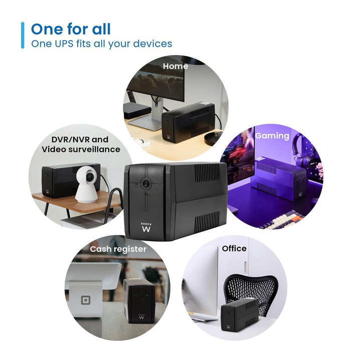 Ewent EW3995 780VA/390W avec AVR Ewent EW3995 780VA/390W avec AVR