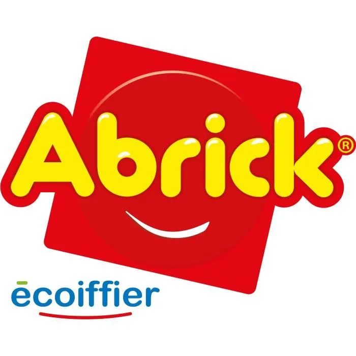 Ecoiffier Arche de Noé Abrick - Ensemble de construction en briques avec animaux - Jouet d'éveil pour enfants dès 18 mois - Made in France