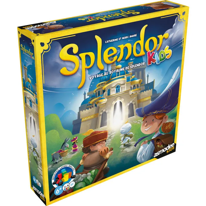 Asmodee Splendor Kids - Jeu de société pour enfants de 4 à 8 ans - Version française - 1 joueur ou plus - Multicolore Asmodee Splendor Kids - Jeu de société pour enfants de 4 à 8 ans - Version française - 1 joueur ou plus - Multicolore