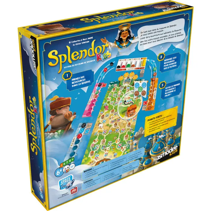 Asmodee Splendor Kids - Jeu de société pour enfants de 4 à 8 ans - Version française - 1 joueur ou plus - Multicolore Asmodee Splendor Kids - Jeu de société pour enfants de 4 à 8 ans - Version française - 1 joueur ou plus - Multicolore