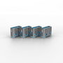 Lindy USB Port Blocker - Bloqueur de port USB Type A sans clé - Lot de 10 - Code couleur : Bleu