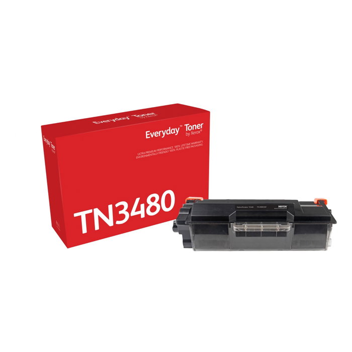 Xerox Everyday Toner Noir compatible Brother TN-3480 (006R04587) liftime protection