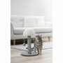 Kerbl Poteau griffoir Funghi Gris et blanc en Sisal 42 cm