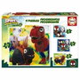 Educa Set de 4 Puzzles Progressifs Dino Spidey (12, 16, 20 et 25 pièces)