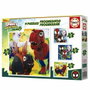 Educa Set de 4 Puzzles Progressifs Dino Spidey (12, 16, 20 et 25 pièces)