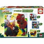 Educa Set de 4 Puzzles Progressifs Dino Spidey (12, 16, 20 et 25 pièces)