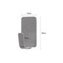 3M Command Crochet en acier inoxydable, petit, 19 x 30 x 15 mm, 4 pièces + 5 bandes, max 225 g