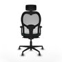 Piqueras y Crespo Chaise de Bureau avec Appui-tête Jorquera 2D036G2 Vert